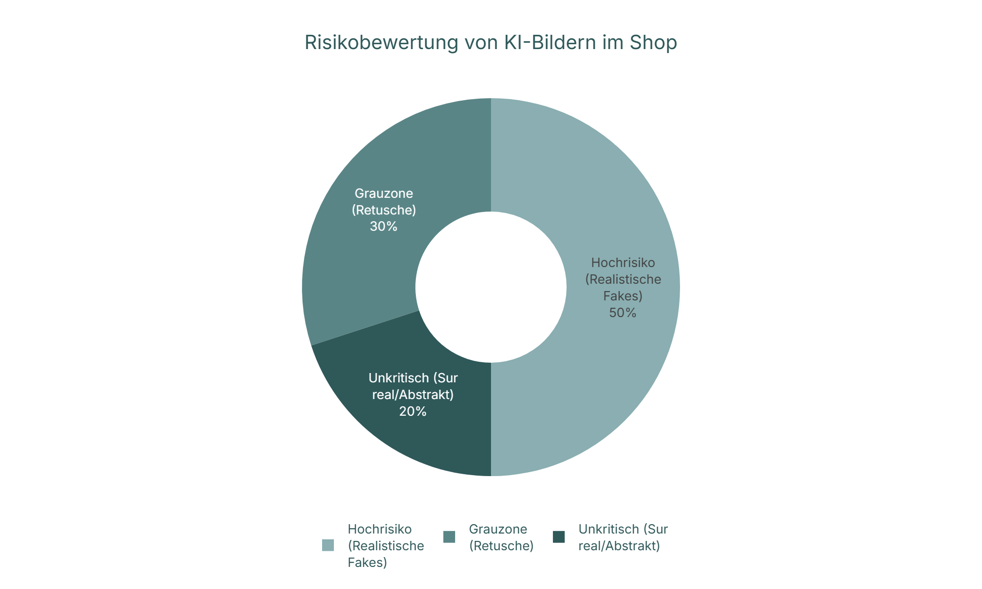 Diagramm: Risikobewertung von KI-Bildern im Shop